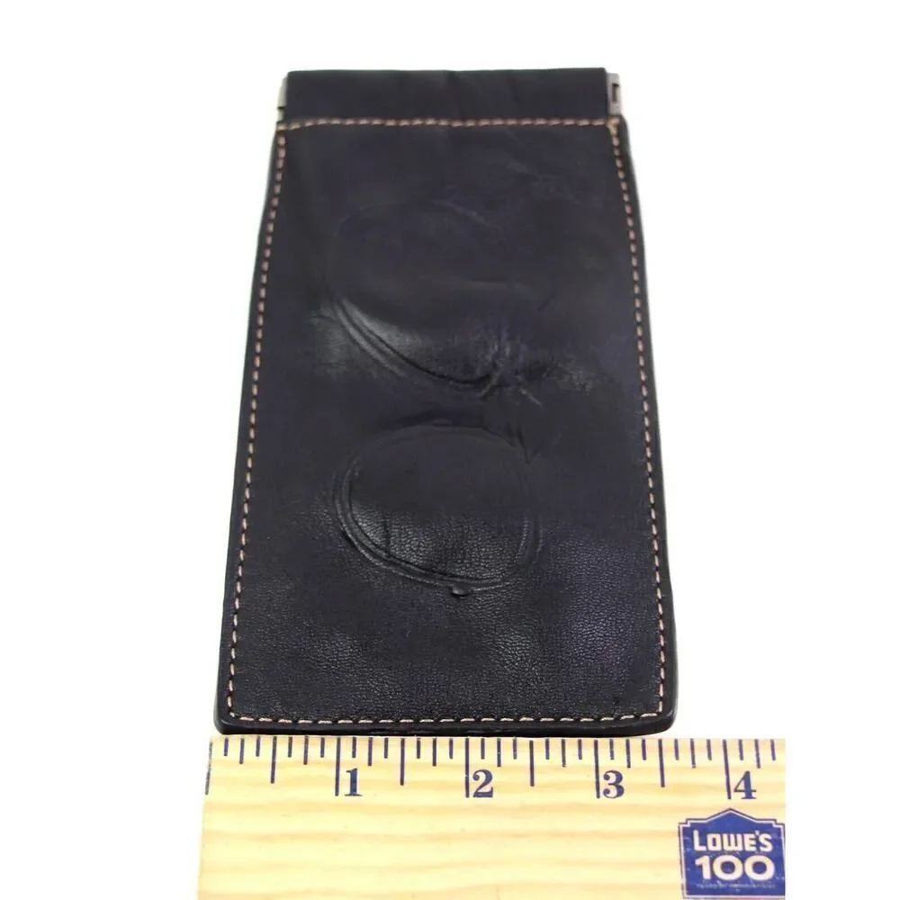Fossil BLACK GENUINE LEATHER GLASSES SUNGLASSES CASE Sz 7"x3.5" - Picture 9 of 9